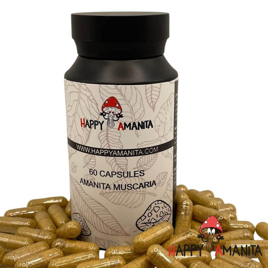 Amanita muscaria capsules from HappyAmanita Perfect for Easter 2024