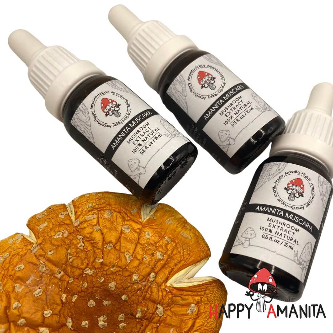 Amanita muscaria tincture from HappyAmanita Perfect for Easter 2024